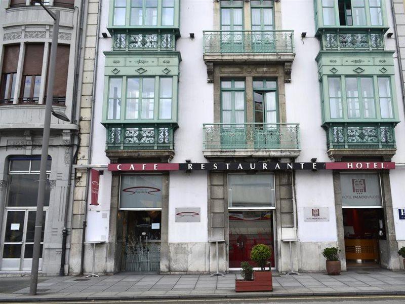 Hotel Alda Palacio Valdes Aviles Bagian luar foto