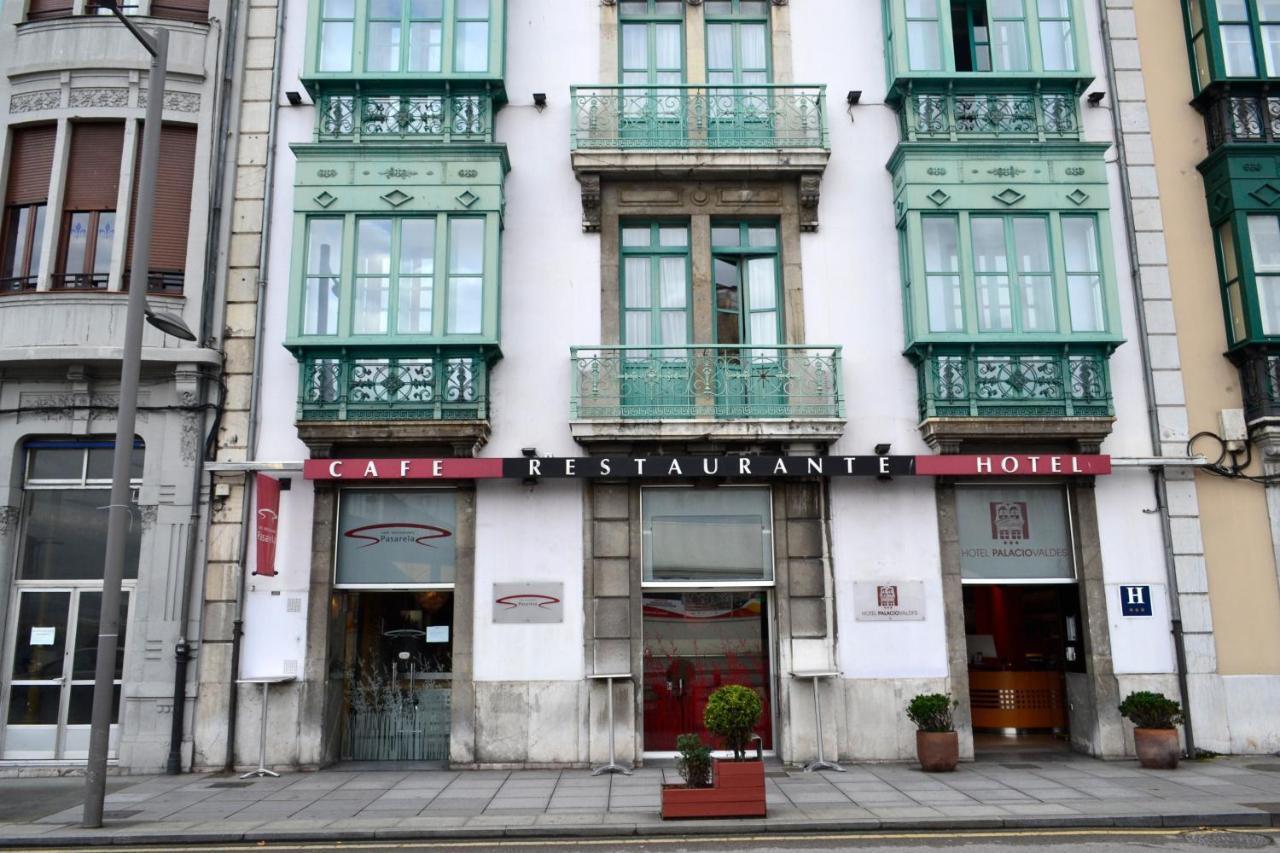 Hotel Alda Palacio Valdes Aviles Bagian luar foto